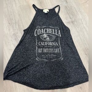 Enough About Me Coachella Graphic Tank Top